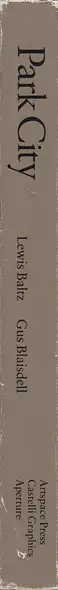 Book spine: Lewis Baltz - Park City