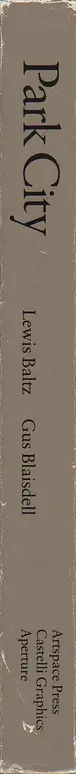 Book spine: Lewis Baltz - Park City