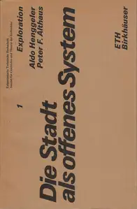 Cover of Aldo Henggeler - Die Stadt als offenes System