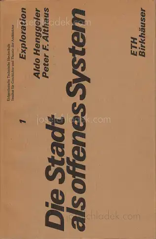 Cover of Aldo Henggeler - Die Stadt als offenes System