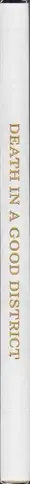 Book spine: Will Anderson - Death In A Good District