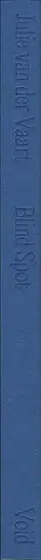Book spine: Julie van der Vaart - Blind Spot