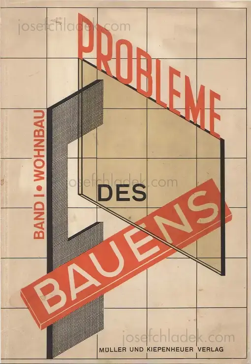 Cover of Fritz Block - Probleme des Bauens - Band I. Wohnbau