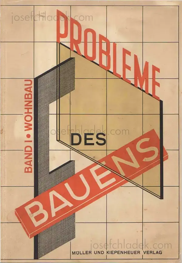 Cover of Fritz Block - Probleme des Bauens - Band I. Wohnbau