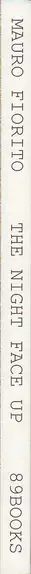 Book spine: Mauro Fiorito - The night face up