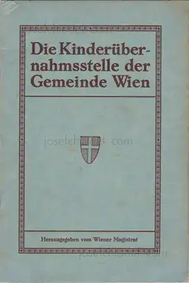 Cover of Gemeinde Wien - Die Kinderübernahmsstelle der Gemeinde Wien