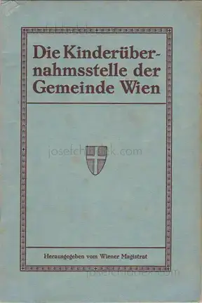 Cover of Gemeinde Wien - Die Kinderübernahmsstelle der Gemeinde Wien