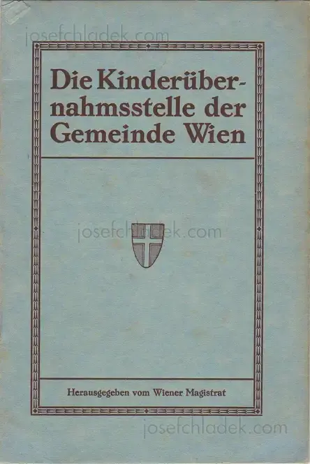 Cover of Gemeinde Wien - Die Kinderübernahmsstelle der Gemeinde Wien
