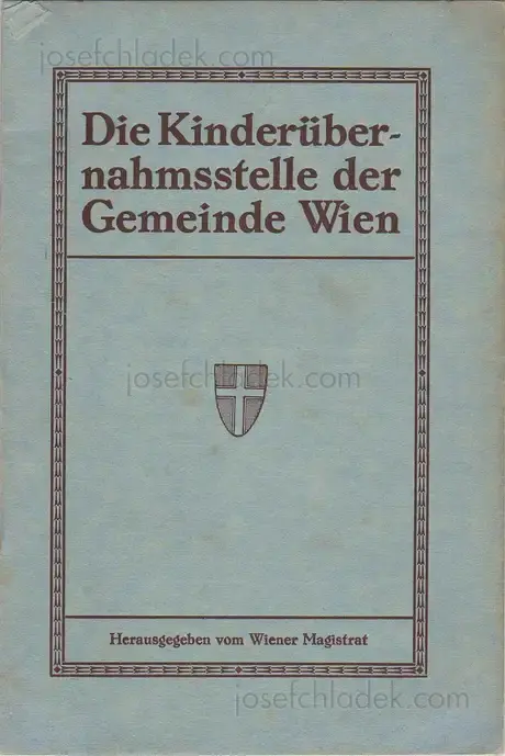 Cover of Gemeinde Wien - Die Kinderübernahmsstelle der Gemeinde Wien