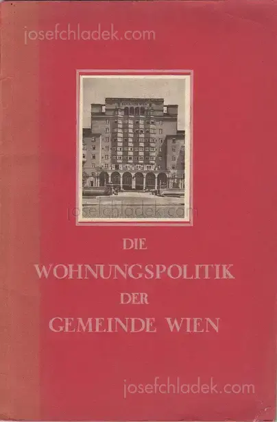 Cover of Gemeinde Wien - Die Wohnungspolitik der Gemeinde Wien
