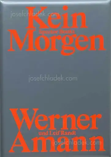 Cover of Werner Amann - Kein Morgen