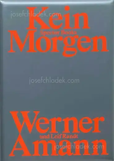Cover of Werner Amann - Kein Morgen