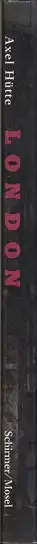 Book spine: Axel Hütte - London, Photographien 1982-1984