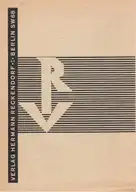 Hermann Reckendorf - Verlag Hermann Reckendorf. (Verlagsprospekt). Berlin SW 68.