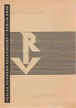 Cover of Hermann Reckendorf - Verlag Hermann Reckendorf. (Verlagsprospekt). Berlin SW 68.