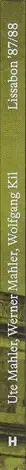 Book spine: Ute & Werner Mahler - Lissabon ’87/88