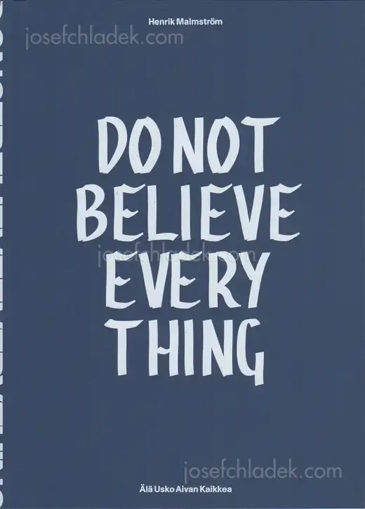 Cover of Henrik Malmström - Do Not Believe Everything