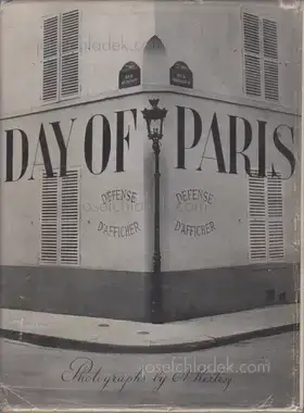 Cover of André Kertész - Day of Paris