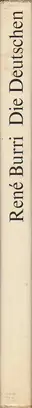 Book spine: René Burri - Die Deutschen