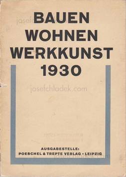  Various Bauen, Wohnen, Werkkunst 1930