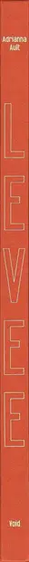 Book spine: Adrianna Ault - Levee