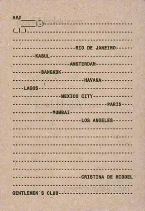 Cover of Cristina de Middel - Gentlemen's Club