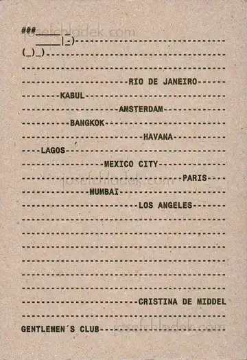 Cover of Cristina de Middel - Gentlemen's Club