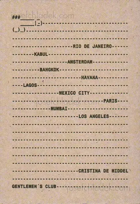 Cover of Cristina de Middel - Gentlemen's Club