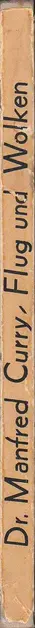 Book spine: Manfred Curry - Flug und Wolken