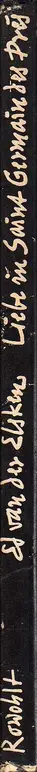 Book spine: Ed van der Elsken - Liebe in Saint Germain des Pres