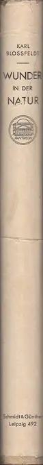 Book spine: Karl Blossfeldt - Wunder in der Natur