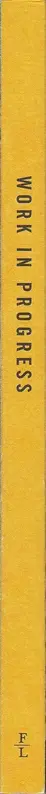 Book spine: Essick Peter - Work in Progress