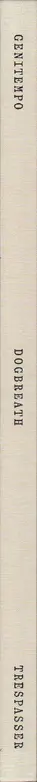 Book spine: Matthew Genitempo - Dogbreath