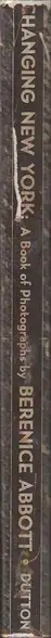 Book spine: Berenice Abbott - Changing New York