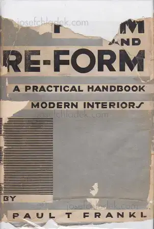 Cover of Paul T. Frankl - Form and Re-Form: A Practical Handbook of Modern Interiors
