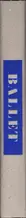 Book spine: Alexey Brodovitch - Ballet (reprint)