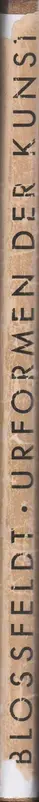 Book spine: Karl Blossfeldt - Urformen der Kunst (3rd edition)