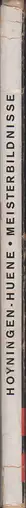 Book spine: George Hoyningen-Huene - Meisterbildnisse. Frauen, Mode, Sport, Künstler.