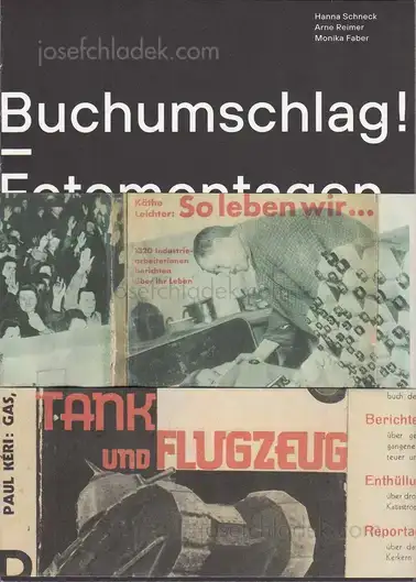 Cover of Monika Faber,  Hanna Schneck, Arne Reimer - Buchumschlag! Fotomontagen im politischen Kampf der 1930er-Jahre in Österreich
