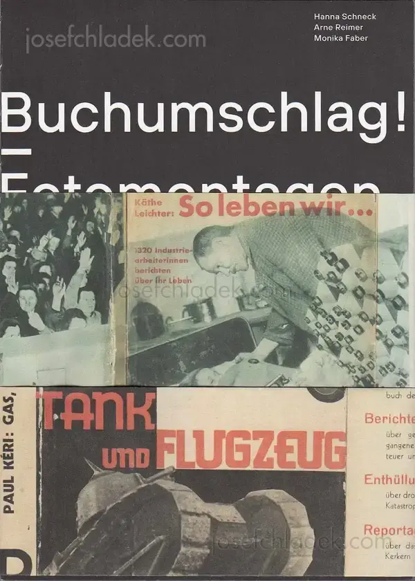 Cover of Monika Faber,  Hanna Schneck, Arne Reimer - Buchumschlag! Fotomontagen im politischen Kampf der 1930er-Jahre in Österreich
