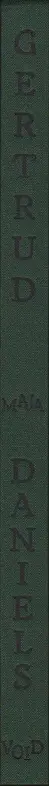 Book spine: Maja Daniels - Gertrud