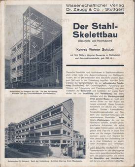 Konrad Werner Schulze Der Stahlskelettbau - Geschäfts- un...