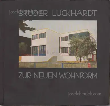 Cover of Wassili und Hans Luckhardt - Zur neuen Wohnform