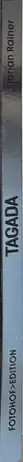 Book spine: Florian Rainer - Tagada