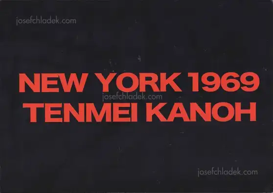 Cover of Tenmei Kanoh - New York 1969