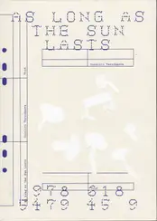 Joselito Verschaeve - As Long as the Sun Lasts