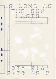 Joselito Verschaeve - As Long as the Sun Lasts