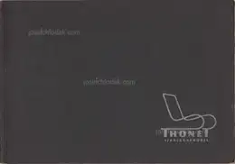 Thonet - Stahlrohrmöbel (Catalogue 1934)