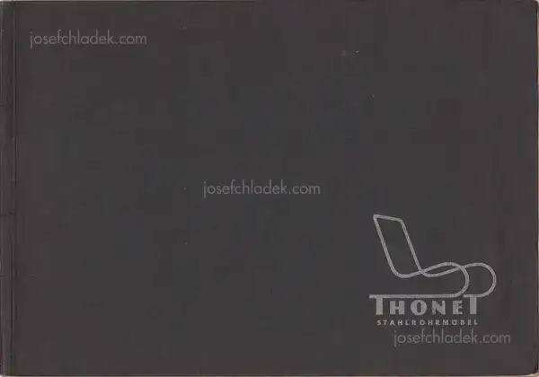 Cover of Thonet - Stahlrohrmöbel (Catalogue 1934)