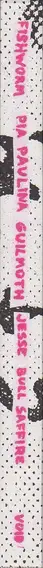 Book spine: Pia Paulina Guilmoth & Jesse Bull Saffire - Fishworm